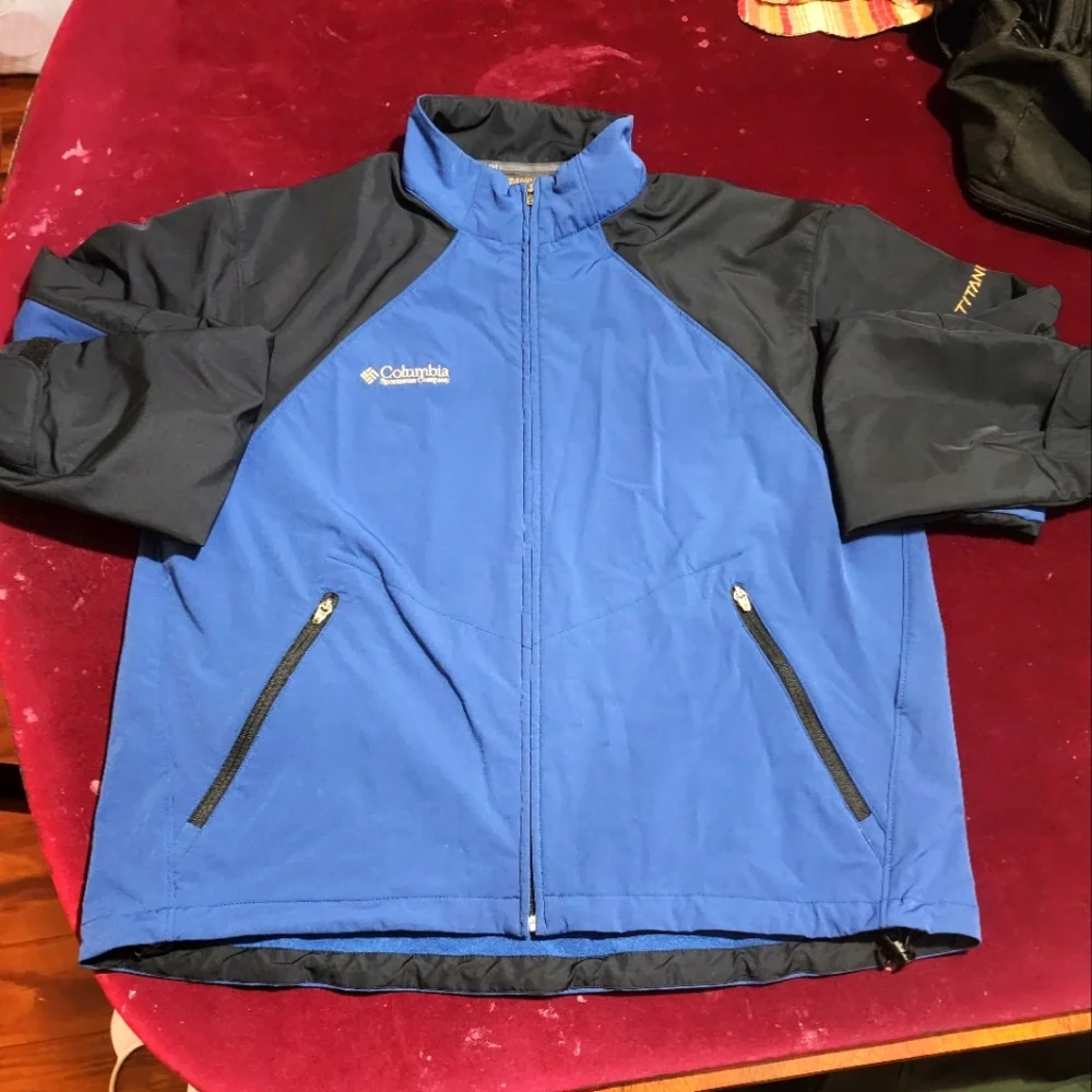 Columbia Sportswear Jacket Full Zipper Pockets Titanium - Picture 5 of 11